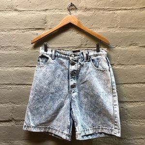 🔵🔹 VTG Acid Wash Denim Shorts 🔹🔵